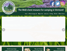 Tablet Screenshot of campvermont.com